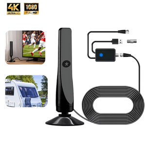 <span class=keywords><strong>Antenne</strong></span> <span class=keywords><strong>TV</strong></span> numérique intérieure 4K avec amplificateur, <span class=keywords><strong>câble</strong></span> de 3m/5m, <span class=keywords><strong>antenne</strong></span> HDTV à gain élevé de 25dBi, longue portée, pour chaînes locales gratuites - Product Image 1