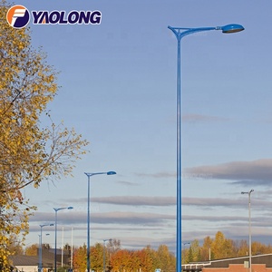 Yaolong 304 316 Thép Không Gỉ <span class=keywords><strong>9</strong></span> Mét Chất Lượng Cao Ngoài Trời Một Cánh Tay Ánh Sáng Đường Phố Cực Thép Đường Lái Xe Đèn Cực - Product Image 2