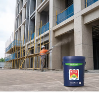 Peinture effet pierre imperméable Vanlei, très vendue, pour la décoration murale extérieure, application par pulvérisation liquide.