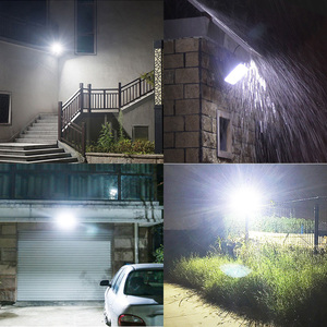Lampe solaire <span class=keywords><strong>LED</strong></span> extérieure, projecteurs solaires de jardin, réflecteur <span class=keywords><strong>LED</strong></span> étanche, <span class=keywords><strong>projecteur</strong></span> mural, lampe solaire puissante - Product Image 5