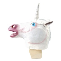 Nouveau design transfrontalier carnaval fête Animal chèvre Latex masque complet pour Halloween Cosplay blague