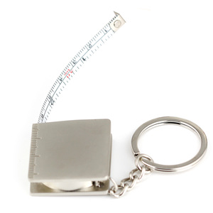 Mini cinta métrica con llavero, accesorio para centro comercial, multifuncional - Product Image 1