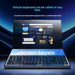 Nuevo Portátil Aether de 16 Pulgadas con Doble Pantalla para Negocios y Juegos, Intel Core I7, Pantalla IPS, GPU Dedicada <span class=keywords><strong>MX550</strong></span>, DDR4, SSD, Teclado en Inglés - Product Image 2