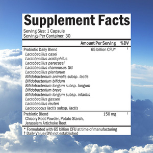 Hot Bán tự nhiên tiêu hóa 60 tỷ Probiotics Viên nang bổ sung cho phụ nữ với vitamin trọng lượng quản lý hỗ trợ - Product Image 2