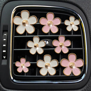 Accessoires de décoration intérieure, clips de parfum pour sortie d'air de voiture, petite marguerite, diffuseur d'air de voiture, aromathérapie - Product Image 1