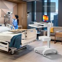 Chariot dentaire mobile pour scanner oral, idéal pour cliniques et hôpitaux, avec support pour ordinateur portable