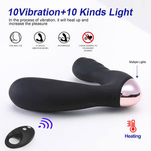 Vibrierende Prostatasmassagegerät für Anfänger persönliches Anal-Spielzeug P-Punkt-Vibrator fernbedienung Hände-frei wiederaufladbares Gesäß-Stecker - Product Image 4