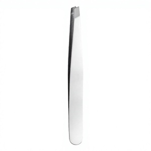 Pince à épiler pour sourcils et cils, best-seller, haute qualité, volume optimal, pointe inclinée, acier inoxydable, durable, légère, précise - Product Image 2