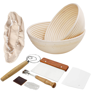 Nouveau panier de levage en rotin indonésien, idéal pour la fermentation de la pâte à pain, panier à pain en rotin. - Product Image 3