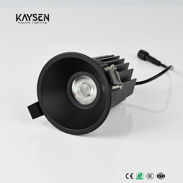 Modular White Black 15W Modern 3000K 4000K LED Recessed Ceiling Downlight Hotel Lighting Home Office Aluminum Body Spotlights