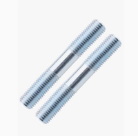 DIN938 DIN939 DIN940 StudBolt Double End Threaded Rod Zinc Plated Steel for Flange Connection Automotive Machinery Petrochemical