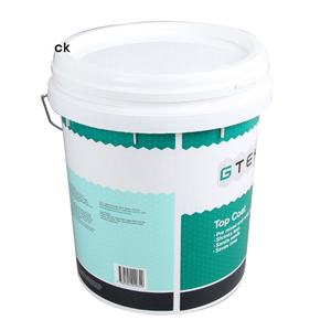 Seau rond en plastique PP 16L avec couvercle pour eau, essence, huile, stockage, peinture à prix compétitif - Product Image 1