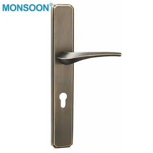 Muson Modern paslanmaz çelik çinko alaşım tasarım yatak odası mutfak kapı kolu klasik uzun kapı çekme kolları