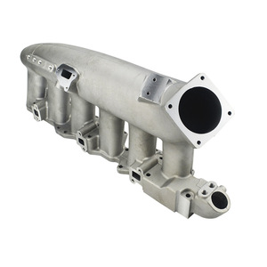POYRACING Intake Manifold Kit For R32 R33 R34 RB25DET Aluminum <b>Sandblasted</b> 342mm Performance Upgrade - Product Image 2