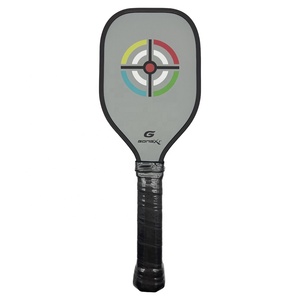 Raquette de pickleball d'entraînement en fibre de verre/carbone+PP, économique, durable, légère, 16 mm, personnalisable - Product Image 1