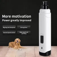 Kit de Lujo para el Cuidado de Patas de Mascotas - Cortaúñas Eléctrico Seguro para Perros con Carga Rápida USB - El Mejor Regalo para Dueños y Peluqueros de Mascotas