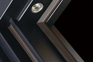 Sản phẩm hàng đầu hiện đại an ninh tùy chỉnh phía trước nhập cửa Bullet Proof bên ngoài nhôm bảng điều chỉnh cửa ra vào cho biệt thự - Product Image 2