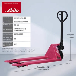 รถยก Linde M20/25/30EC-03 แบบแมนนวล ระบบไฮดรอลิก ขนาดเล็ก 2/3 ตัน รถยกพาเลท รถพ่วง ยก บรรทุก และขนถ่าย - Product Image 4