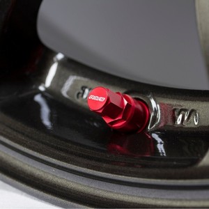 PQYRACING Tiges de valve en acier inoxydable, coloris bleu, noir, or, violet, rouge, argent, avec embout allemand, pour la mise à niveau et la rénovation des roues de voiture - Product Image 5