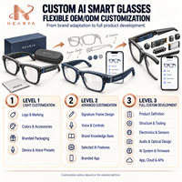 Lunettes Intelligentes IA Transfrontalières M08T1 avec Caméra 800W Pixels, Enregistrement Photo et Vidéo Haute Définition, Traduction IA en Temps Réel