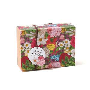 Wedding Guest Favor Return Gift Wedding Banquet Candy <b>Box</b> Eco-Friendly Rigid Kraft Paper Gift <b>Box</b> Custom Logo Printed Wholesale - Product Image 2