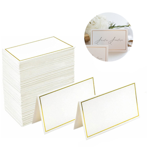 Tarjetas de Lugar Personalizadas para Boda, con Nombre de Mesa, Sello de Cera y Borde Plateado - Product Image 2