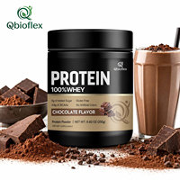 Poudre de protéines de lactosérum isolée Qbioflex, faible teneur en sucre, pour la récupération et la croissance musculaire chez l'adulte, marque privée, directement de l'usine