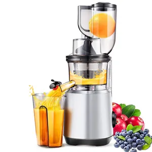 Hot sale multi-purpose vertical wide inlet maker masticating low speed orange cold press slow juicer extractor