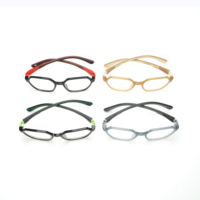 Lunettes optiques pour enfants de haute qualité TR90, montures optiques hexagonales bicolores pour enfants, lunettes flexibles incassables pour garçons et filles