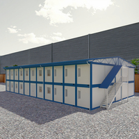 Maison d'expédition préfabriquée de luxe de 20/40ft Kit de petite maison extensible Maison préfabriquée mobile conteneur à vendre en acier léger pliant