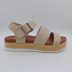 Pantofola ortopedica piattaforma sandalo <span class=keywords><strong>donna</strong></span> piattaforma estiva cinturino alla caviglia sandali con tacco <span class=keywords><strong>scarpe</strong></span> - Product Image 3