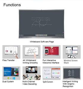 Tableau blanc interactif numérique à écran tactile intelligent pour les conférences et les salles <span class=keywords><strong>de</strong></span> classe - Product Image 3