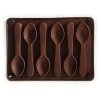 Moule en silicone en forme de cuillère de qualité alimentaire Refine Factory, réutilisable, antiadhésif, pour chocolat, bonbons, crème glacée, gelée