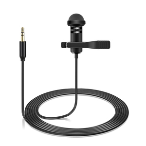Caja de metal portátil 3,5 MM TRS Jack Conferencia <span class=keywords><strong>cardioide</strong></span> Lav Micrófono de solapa para Vlog Entrevista Streaming Conferencias Radiodifusores - Product Image 1