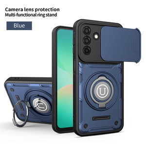 Funda Resistente a Impactos para Teléfono con Protección para la Lente de la Cámara y Soporte de Anillo, Funda Anticaídas para <span class=keywords><strong>ZTE</strong></span> <span class=keywords><strong>Blade</strong></span> V80 Max/<span class=keywords><strong>Blade</strong></span> A36 - Product Image 1