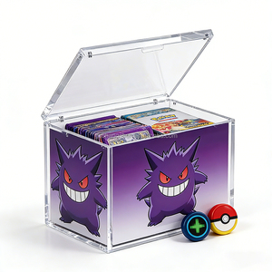Caja de Entrenador Élite de Pokémon de Acrílico con Tapa Magnética, Precio de Fábrica, Estuche de Almacenamiento de Acrílico para Caja de Sobres de Pokémon TCG para Guardar Cartas de Pokémon - Product Image 1