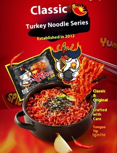 Fideos Instantáneos Coreanos Fritos al por Mayor, 140g, 5 Paquetes/Bolsa, 3 Veces Más Picantes, Bajos en Grasa, Sabor a Pollo Buldak y Queso - Product Image 6