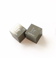 Ensemble de cubes en métal de haute qualité de 10 mm Iridium cube pour la collecte