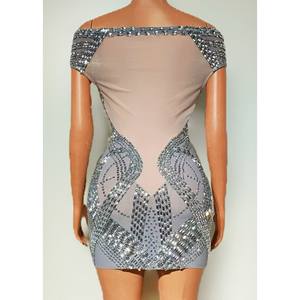 Sujetador Sexy con Pedrería y Escote Barco, Disfraz de Baile, Discoteca, Bar, DJ, Actuación, Disfraces para Mujeres, Bailarinas <span class=keywords><strong>Gogo</strong></span> - Product Image 3