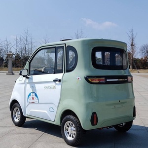 Mini-voiture électrique chinoise 2026 à quatre roues, blanche, avec design de dessin animé, entièrement fermée, pour transport personnel adulte, multicolore - Product Image 5