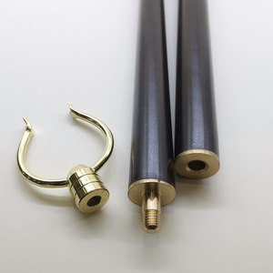 Calligraphy Pen Solid Wood Telescopic Pole With Copper Tip For Drying Clothes On Balcony Modern Simple Style - Product Image 1