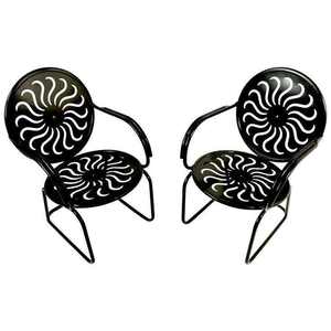 Banc de jardin en fer de qualité commerciale, pliable, imperméable, en métal, pour l'extérieur, adapté aux hôtels, complexes hôteliers, parcs, centres commerciaux, cafés, salles d'attente - Product Image 2