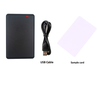 UHF RFID USB Desktop EPC GEN2 Lector de tarjetas Escritor SDK gratuito Software de demostración Tarjeta ISO Interruptor de emisión Control de acceso del teclado