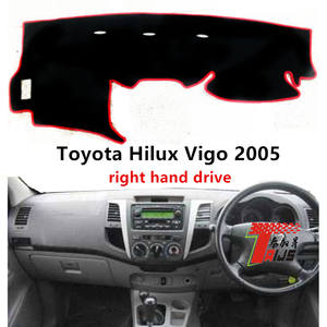 Taijs usine conduite à gauche et conduite à droite couverture de tableau de bord de voiture pour Toyota Hilux <span class=keywords><strong>Vigo</strong></span> 2005-2015 voiture Dashmat pour Hilux - Product Image 3
