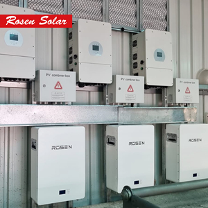 แบตเตอรี่ลิเธียม Rosen 48V 100Ah 150Ah 200AH Lifepo4 แบตเตอรี่ลิเธียมไอรอนฟอสเฟต 51.2V 10kw ราคาขาย - Product Image 4
