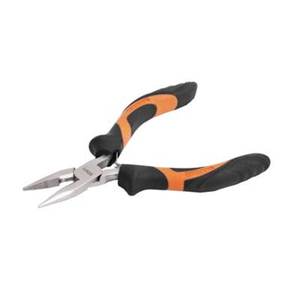 Mini Alicates de punta larga Kendo de 115mm, alicates industriales de acero al carbono DIY, mango de PVC para cortar, prensar, sujetar, mandíbula dentada, OEM - Product Image 2