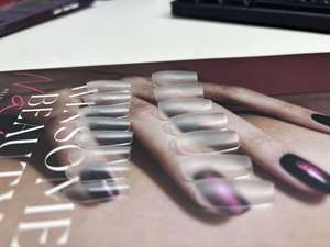 Toptan Çekici Güzellik PMMA Tam Kaplama Yapay Tırnak Uzatma Uçları 300 Adet Çoklu Boy Şekiller Özel Logo - Product Image 2