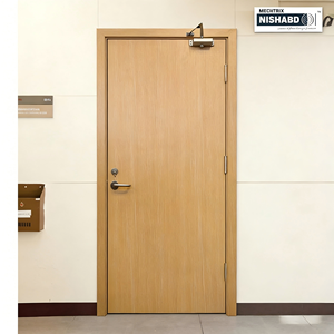 Puerta de Madera Resistente al Fuego de Alta Seguridad de 60/90/120 Minutos para Pasillos de Hotel, Aprobada por UL, con Cierre Automático - Product Image 3