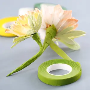 Ruban floral en papier avec différentes couleurs, 5mm, 12mm, 24mm de largeur, 30 yards, pour fleurs et jardinage