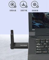 Adaptador USB 3.0 Wifi AX1806 Sin Controlador Realtek RTL8812AU, Adaptador Inalámbrico de 2.4Ghz 5Ghz 1800Mbps